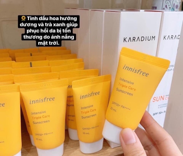 KEM CHỐNG NẮNG TRIPLE CARE MINI SPF50+ PA+++