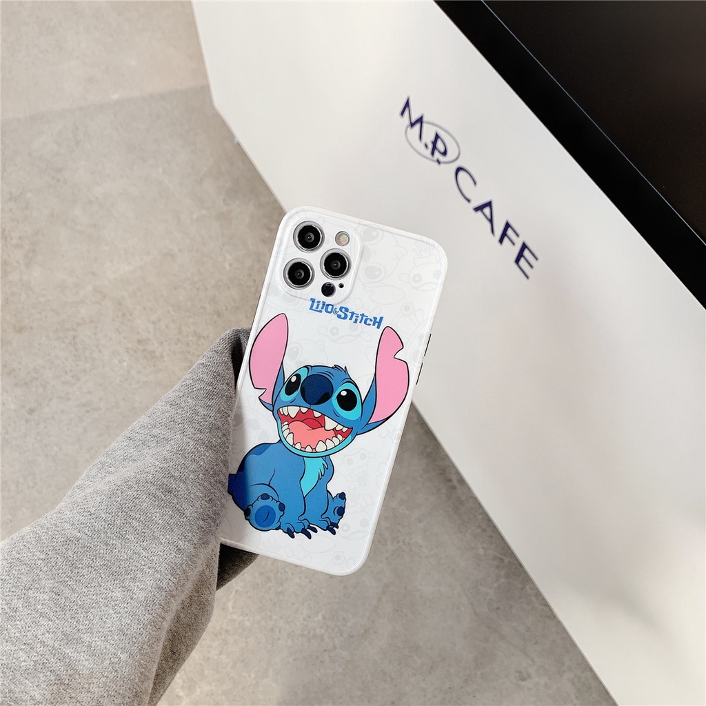 Ốp điện thoại mềm in hoạt hình stitch thích hợp cho iPhone13 12 mini 11 PRO MAX 7/8plus SE2020 X/XS XR XSMAX