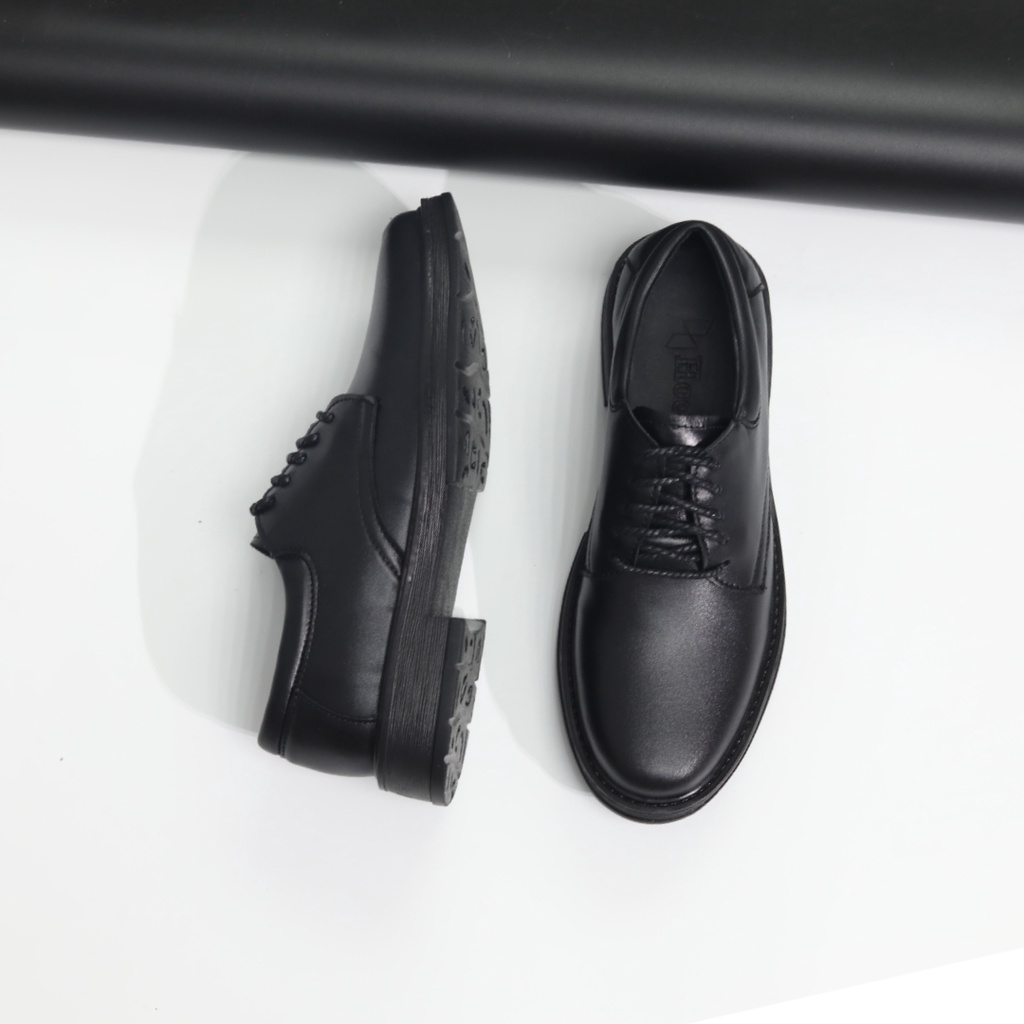 Giày Derby Hood nam - Đế cao su đúc nguyên khối - Bảo hành 12 tháng