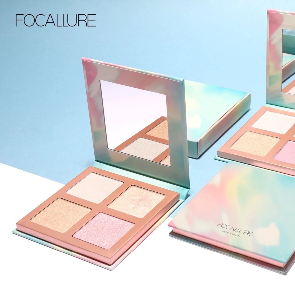 Bảng Bắt Sáng & Tạo Khối Super Star Highlighter Palette Focallure 15g FA63 | BigBuy360 - bigbuy360.vn