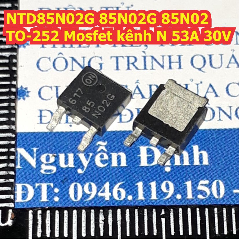 10 con NTD85N02G 85N02G 85N02 TO-252 Mosfet kênh N 53A 30V kde4884