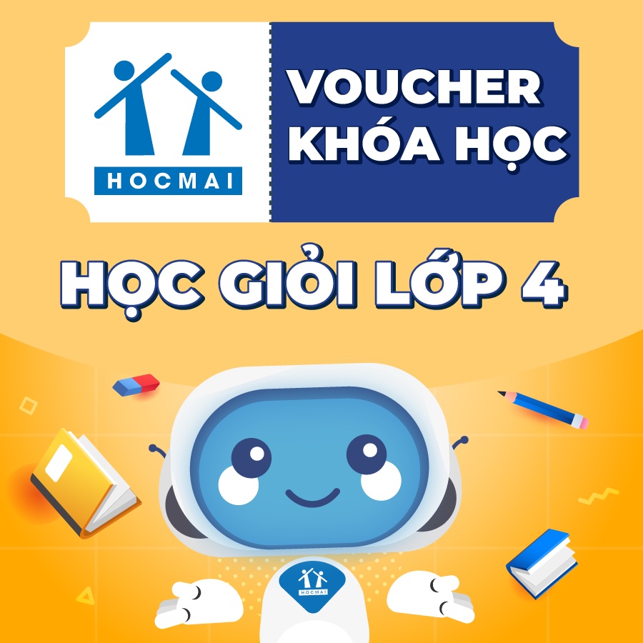 Youschool - HOCMAI - Khóa Học giỏi lớp 4: Toán - Tiếng Việt - Tiếng Anh - 01 tháng