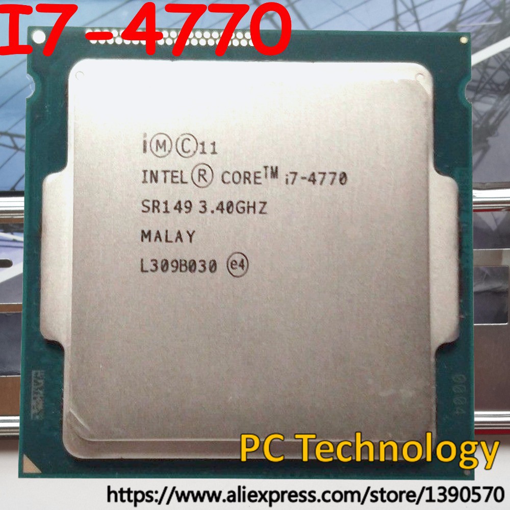 Bộ vi xử lý core i7 4770 8M bộ nhớ đệm, tối đa 3,90 GHz