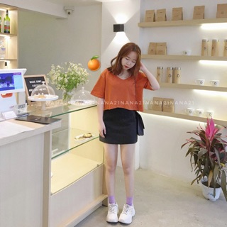 Áo croptop cổ V