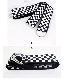 Dây lưng hoa văn caro checker board