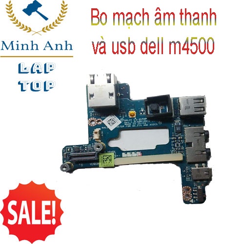 Thay Bo USB Audio - Board USB Audio laptop Dell M4500/6510 vỉ mạch