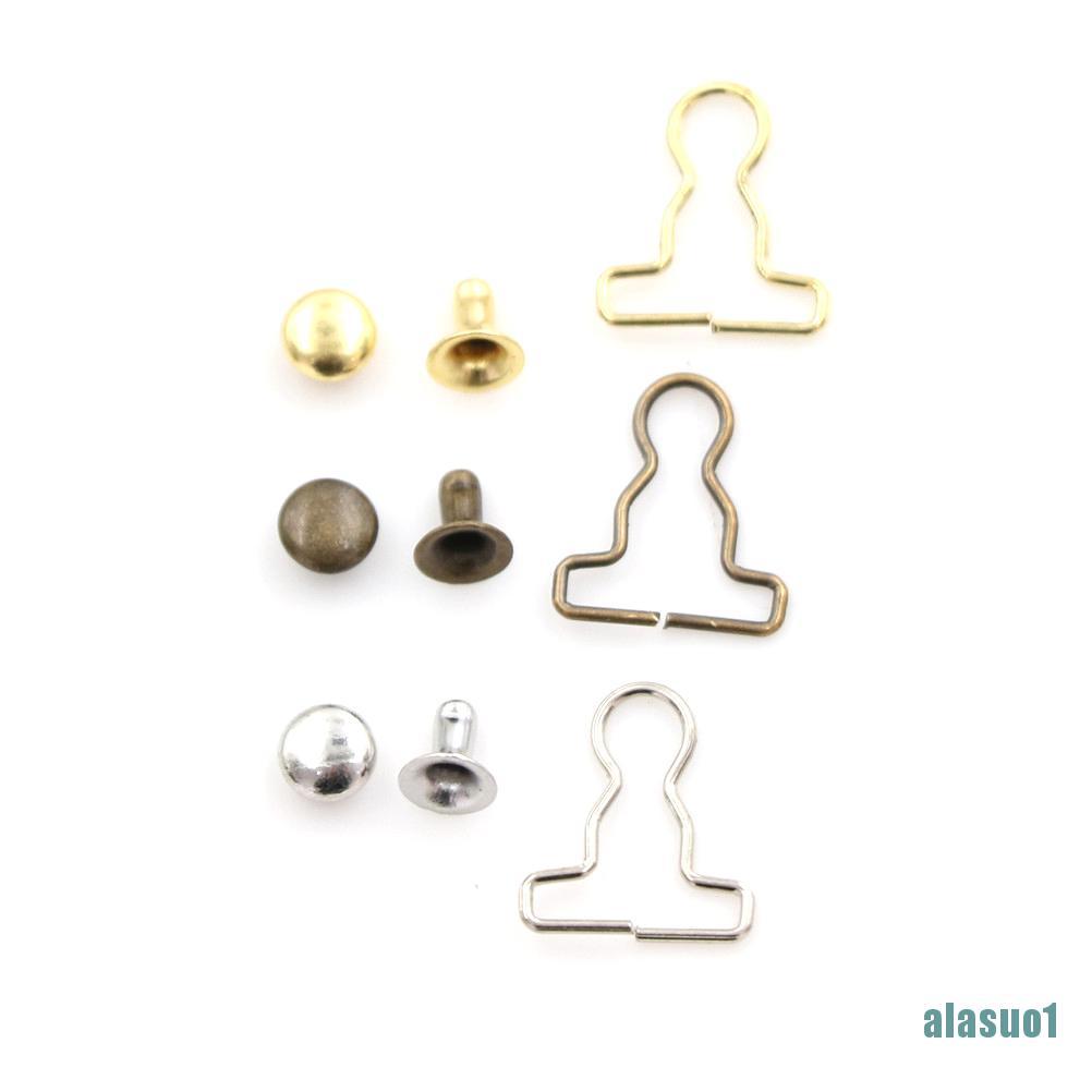 Set 20 Khóa Kim Loại Mini 9mm Chuyên Dụng Cho Múa Ba Lê