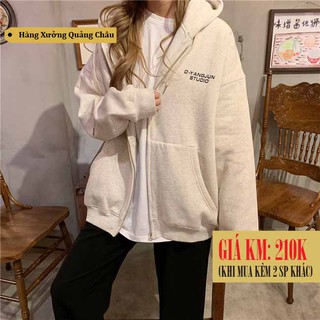 Áo khoác nỉ nữ Ulzzang Quảng châu AKN1