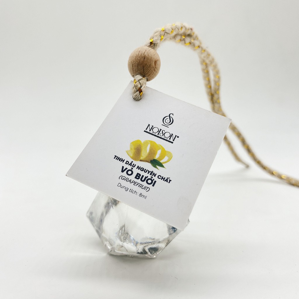 Tinh dầu Vỏ bưởi Noison treo xe - treo phòng | Grapefruit Essential Oil | Nhập khẩu Ấn Độ