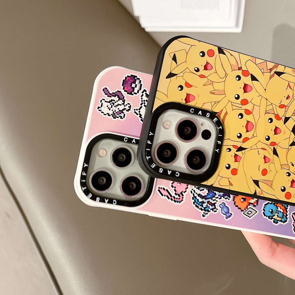 Ốp Điện Thoại Trong Suốt Họa Tiết Pokemon Cho iPhone13Pro iPhone12Pro XS iPhone11 12Promax 13Promax 11 12 13 7P
