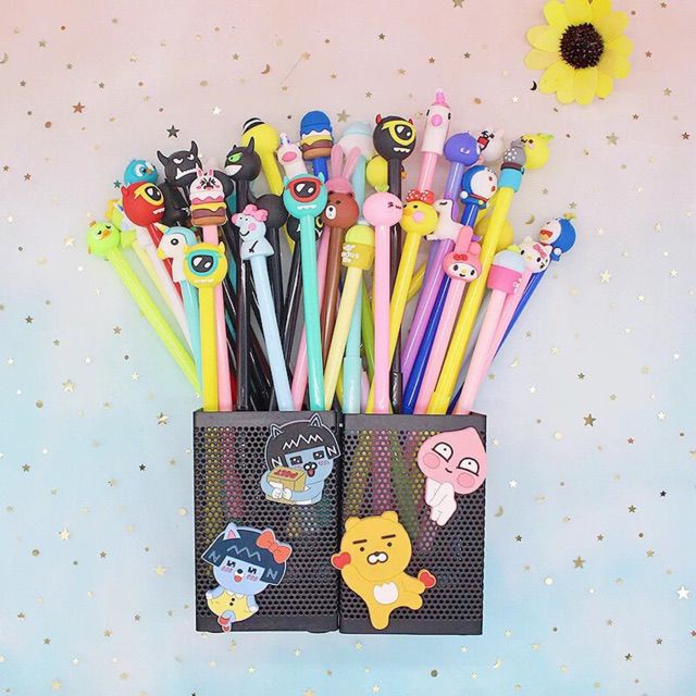 Bút bi mực đen nước đẹp dễ thương độc đáo nhiều mẫu, nhiều mẫu cute