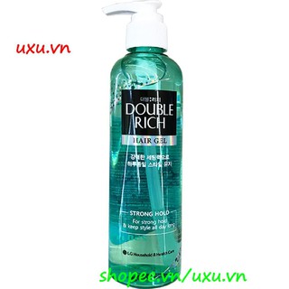 Gel Tạo Kiểu Cho Tóc Uốn 250ml Double Rich Hair Gel Strong Hold, Với uxu.vn Tất Cả Là Chính Hãng.