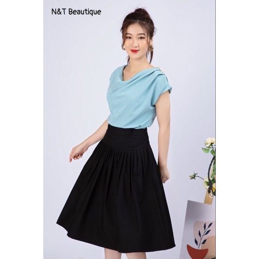 chân váy xoè chữ A @ xếp li @ cho chị e văn phòng công sở | BigBuy360 - bigbuy360.vn