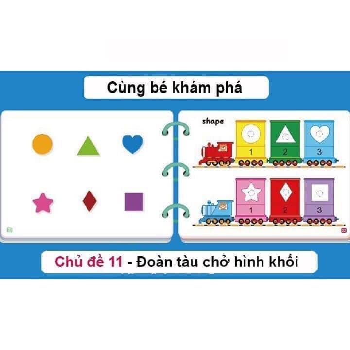 BỘ TRANH BÓC DÁN RÈN LUYỆN KỸ NĂNG CHO BÉ - BỘ 17 CHỦ ĐỀ