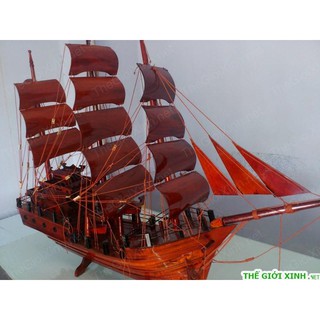 Thuyền buồm gỗ - dài 80cm