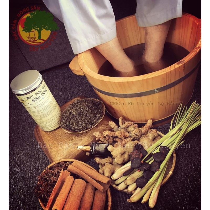 CHẬU  gỗ ngâm chân,  thảo dược, nước nóng,thuốc bắc