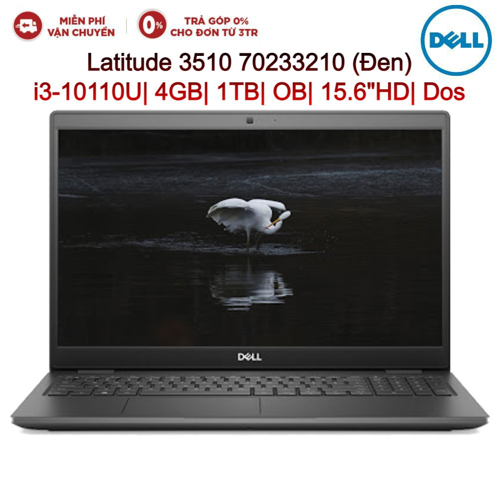 Laptop Dell Latitude 3510 70233210 i3-10110U| 4GB| 1TB| OB| 15.6&quot;HD| Dos