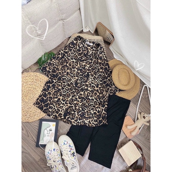 ÁO SƠMI BEO ( CÓ BÁN LẺ QUẦN NGỐ PHỐI SET ) | BigBuy360 - bigbuy360.vn