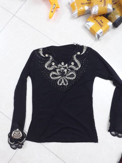 Áo thun ren đá Quảng Châu loại 1