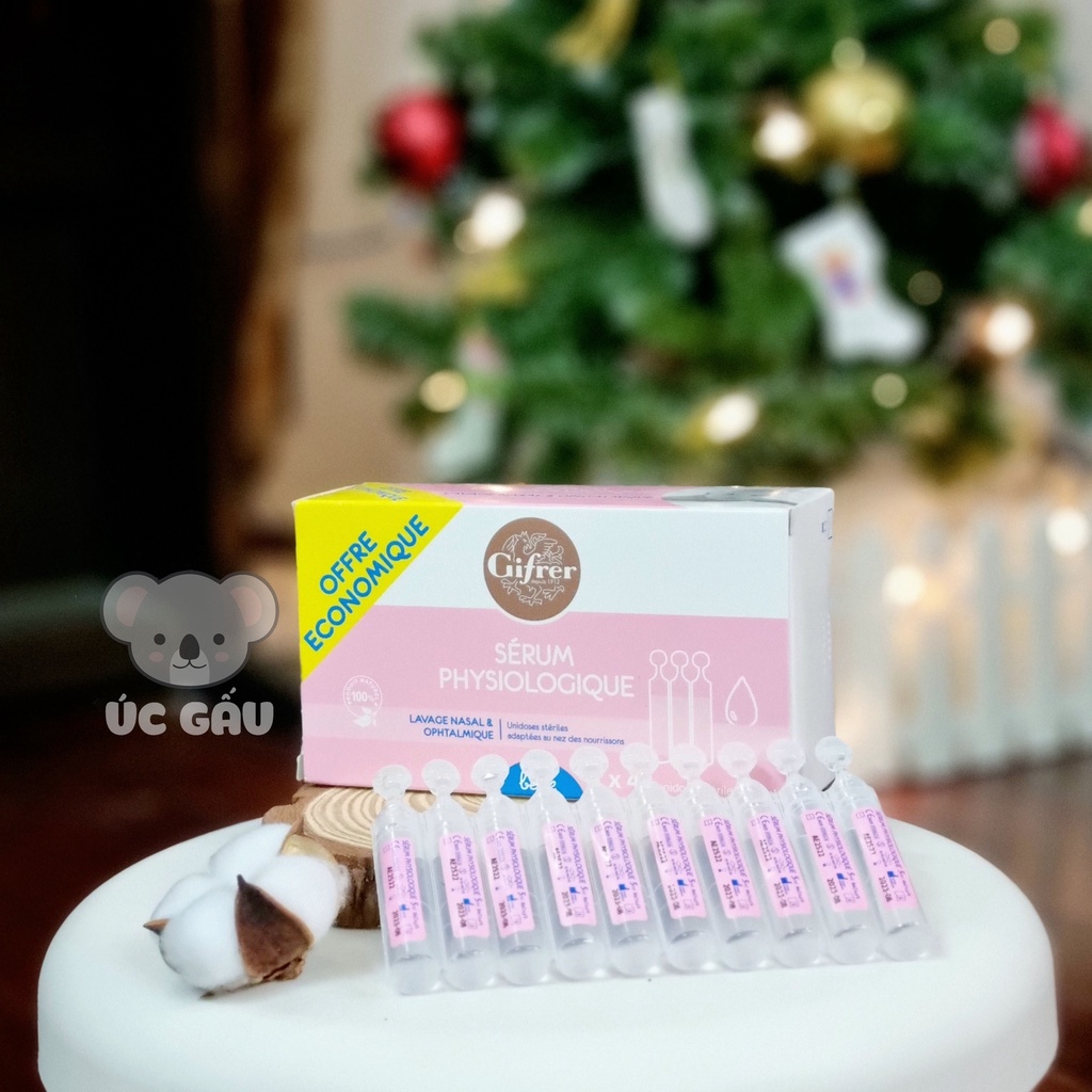Nước muối Gifrer - Physiodose Pháp Hồng/ Xanh/ Vàng Cho Bé