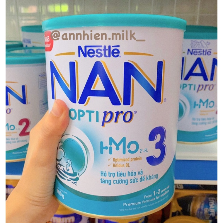 [mẫu mới] Sữa NAN OPTIPRO 3 - lon 900g/1,7kg