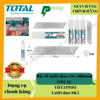 Bộ 10 lưỡi dao total tht519181
