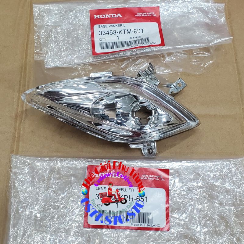 Đế, chụp xi nhan trước Future 2 zin mới - 33403KTM901/ 33402KPH651/ 33453KTM901/ 33452KPH651