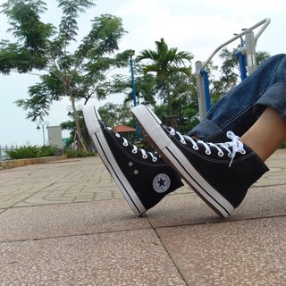 Giày CV Classic Cổ Cao Nam Đen