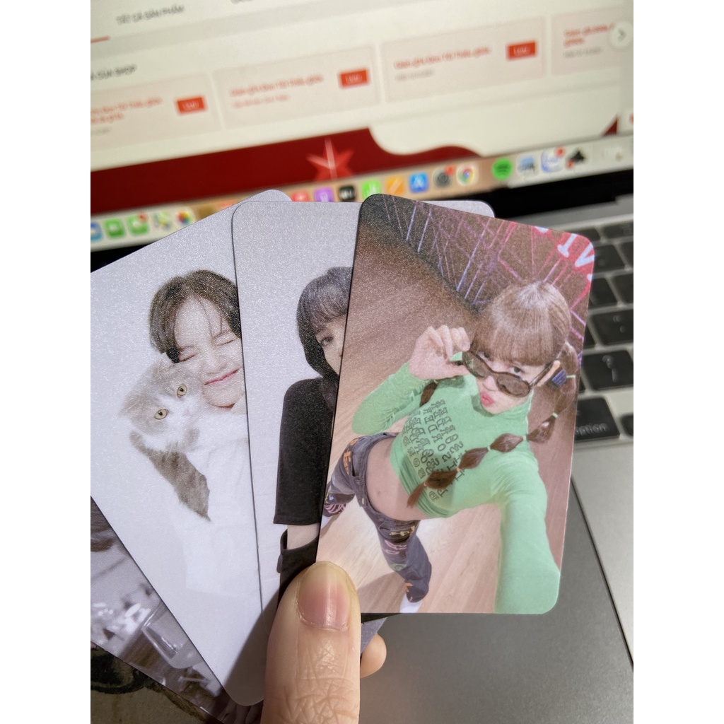 SET 9 CARD 4 thành viên Jennie Jisoo Lisa Rosé
