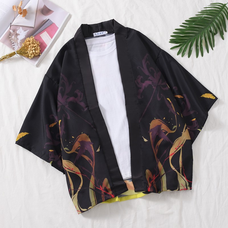 Áo Khoác kimono haori happi đại điêu