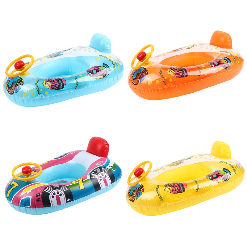 Phao Bơi Bơm Hơi Hình Xe Hơi Hoạt Hình Đáng Yêu Cho Trẻ Em