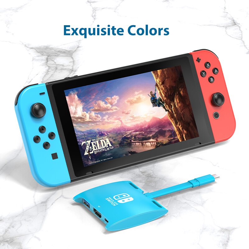 Dock chuyển đổi NINTENDO USB C sang HDMI 4K PD USB 3.0 H16 cho Laptop Dell