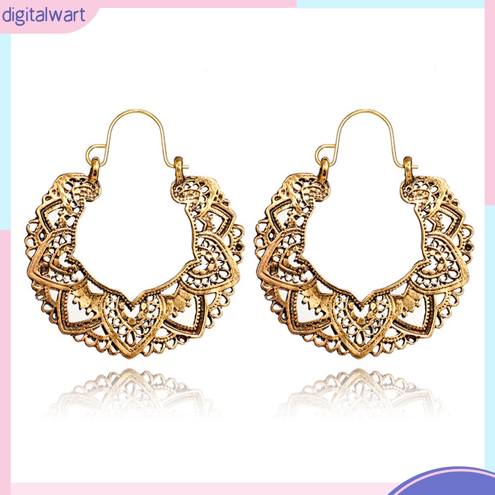 Đôi Khuyên Tai Hình Cánh Hoa Phong Cách Vintage Thời Trang Cho Nữ