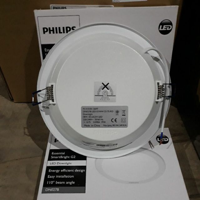 Đèn led âm trần DN027B LED 15  175 RD PHILIP