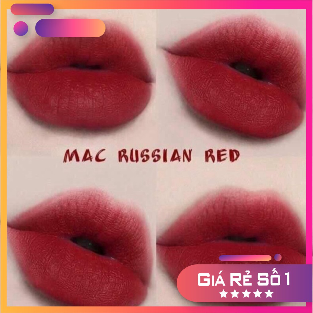 Son MAC Mini và Full Size RUBY WOO/CHILI/Lady Danger/ Relentlessly/ russian red