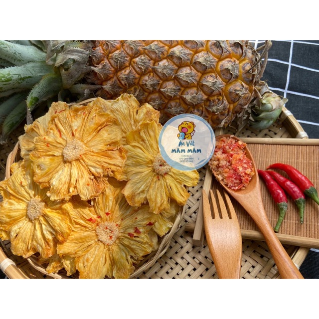 Khóm sấy muối ớt dẻo
