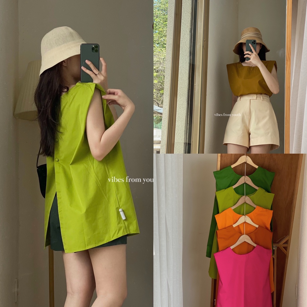 ÁO SÁT NÁCH CÚC BỌC XẺ SAU_AV1314