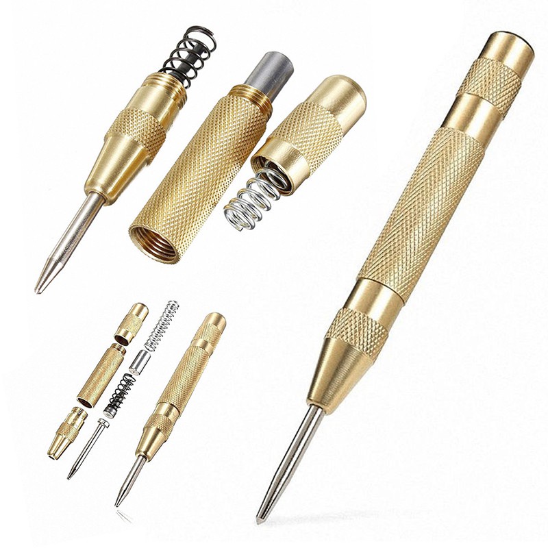 Dụng cụ đục lỗ tự động 5" màu vàng mới