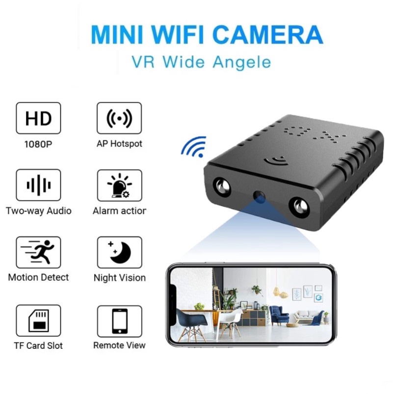 Camera mini HD 1080P V380 Pro IR Tầm nhìn ban đêm Camera IP Camera phát hiện chuyển động An ninh gia đình