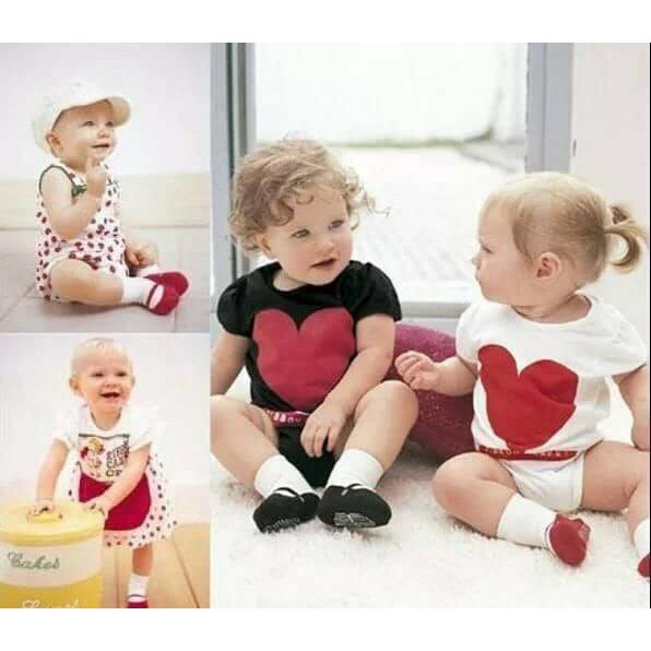 Sét 6 đôi tất giả giày nhiều màu, tất kid giả giày 1-3t