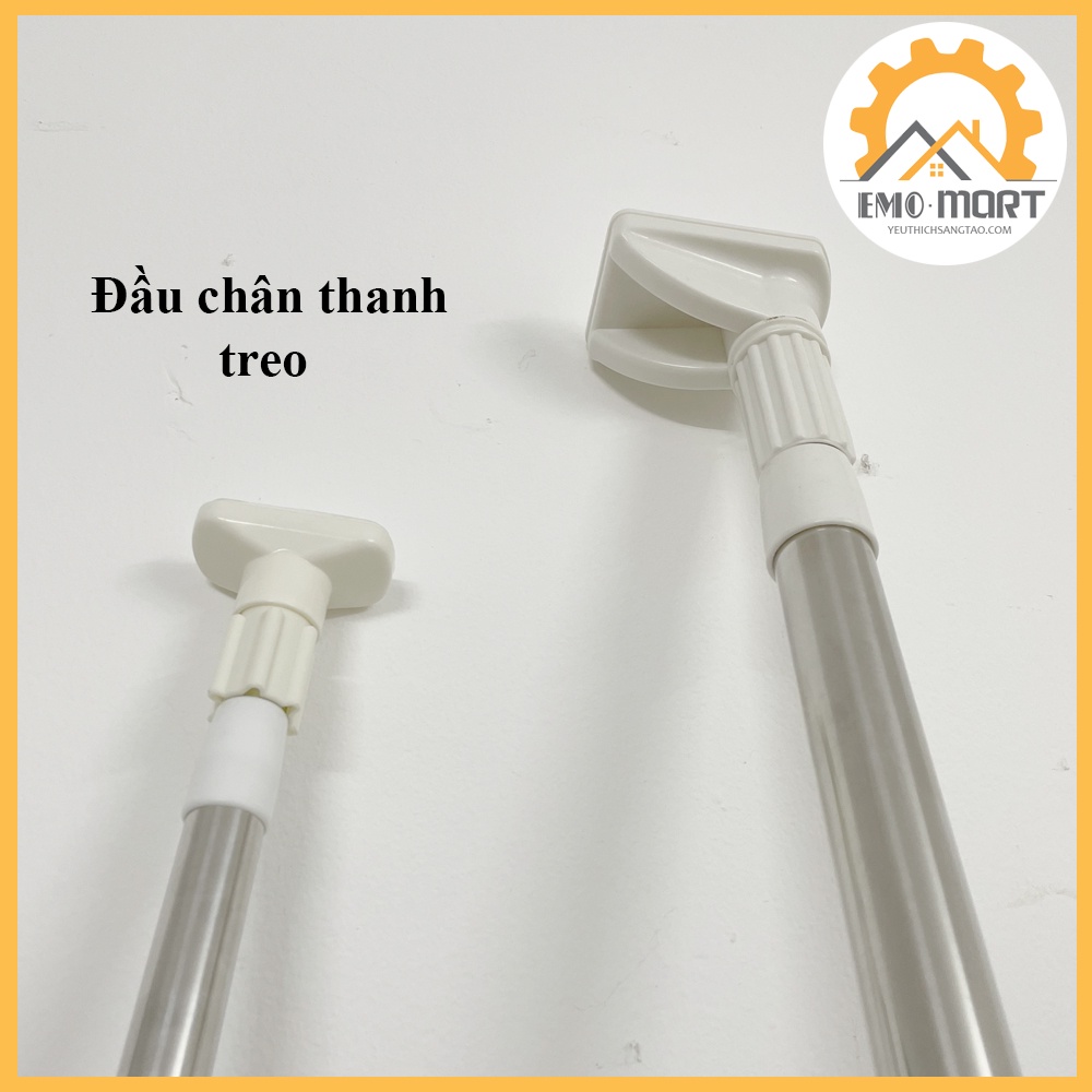 ⚡️ 𝐇𝐚̀𝐧𝐠 𝐗𝐮𝐚̂́𝐭 𝐊𝐡𝐚̂̉𝐮 ⚡️Thanh treo rèm 4m⚡️Inox 304 không gỉ, sang trọng - Lắp đặt không cần khoan bắt vít
