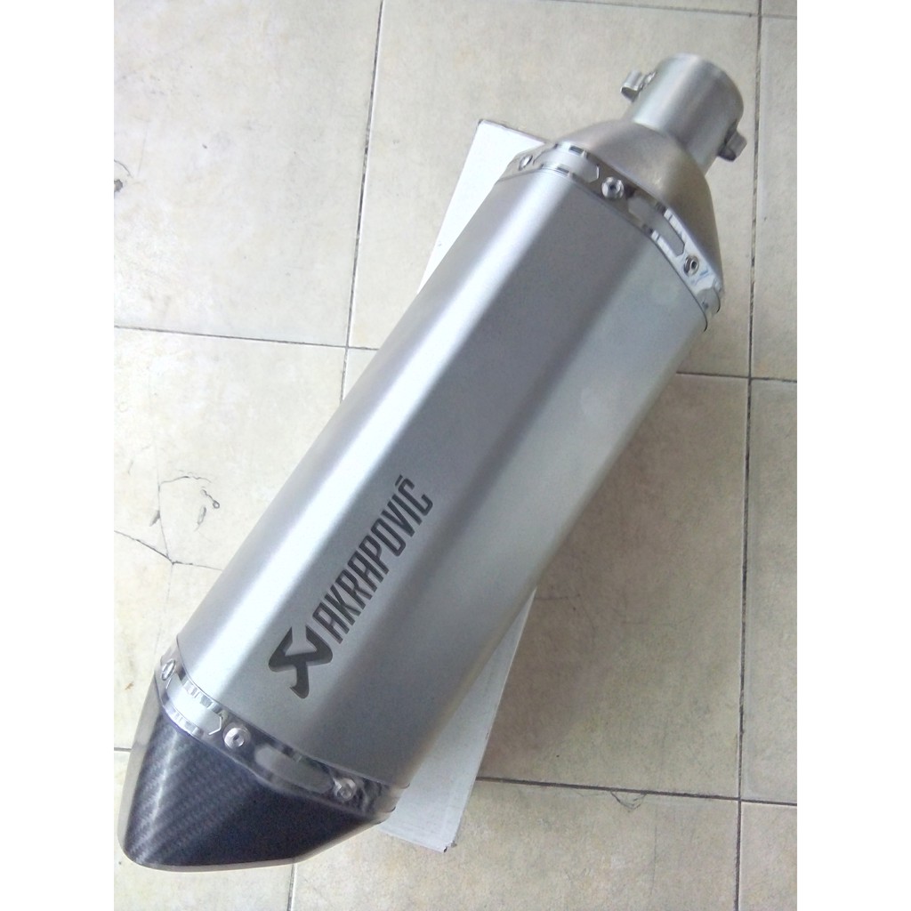 PÔ AKRAPOVIC TITAN LỤC GIÁC LỚN