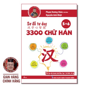 Sách - Sơ Đồ Tư Duy 3300 Chữ Hán tập 56 - Học Từ Vựng Tiếng Trung Qua Hình Ảnh Và Sơ Đồ - Phạm Dương Châu