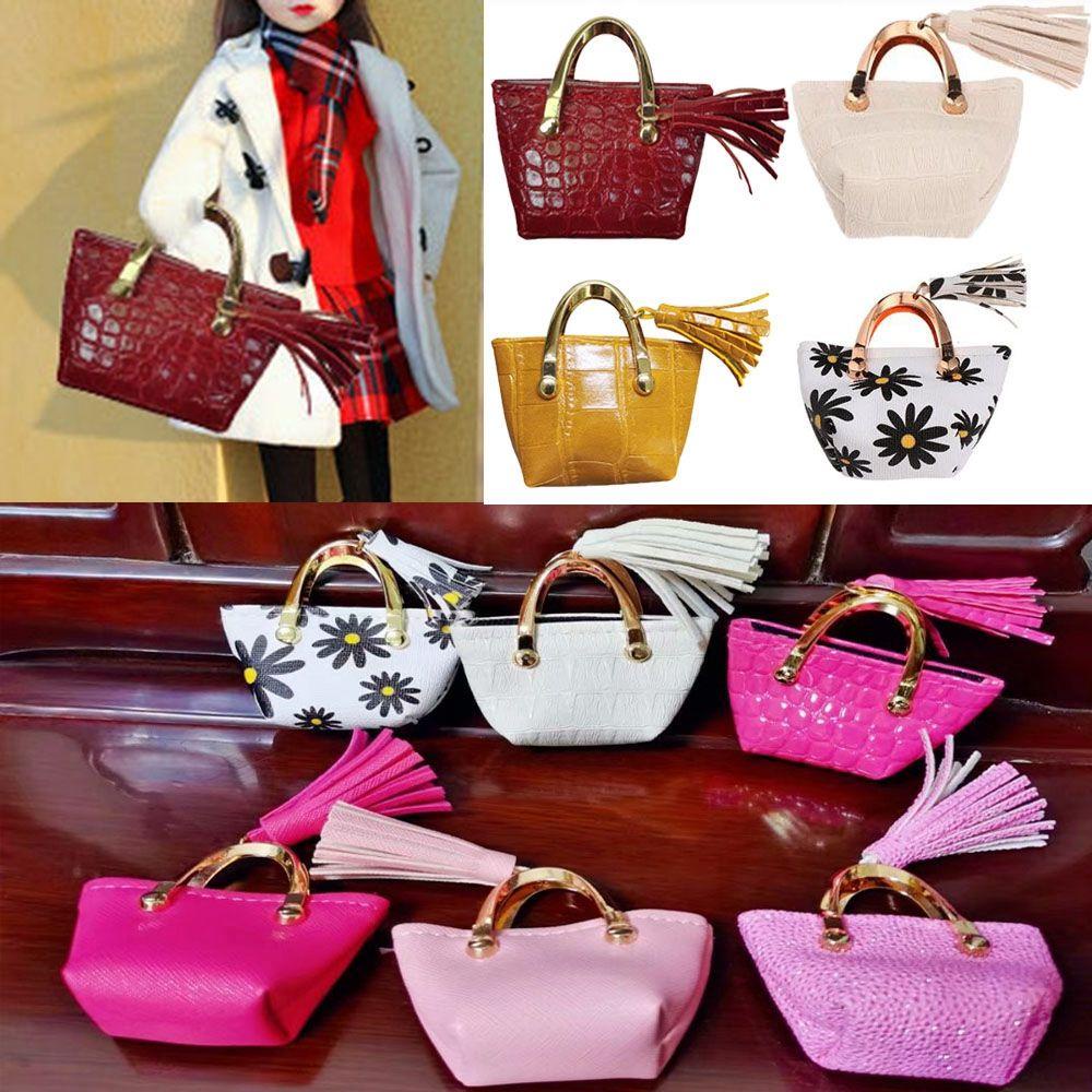 SUSANS Túi Xách Da PU Thời Trang Cho Búp Bê Tỉ Lệ 1 / 6