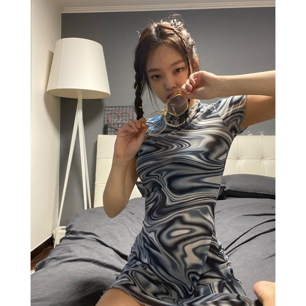 Đầm ôm vintage sexy jennie blackpink Bodycon dresses | BigBuy360 - bigbuy360.vn