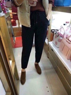 Quần baggy len dạ #sale