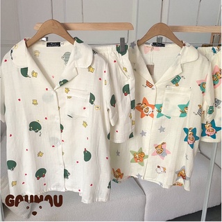 Đồ bộ pijama chất xô tre cao cấp [Gau Nau]