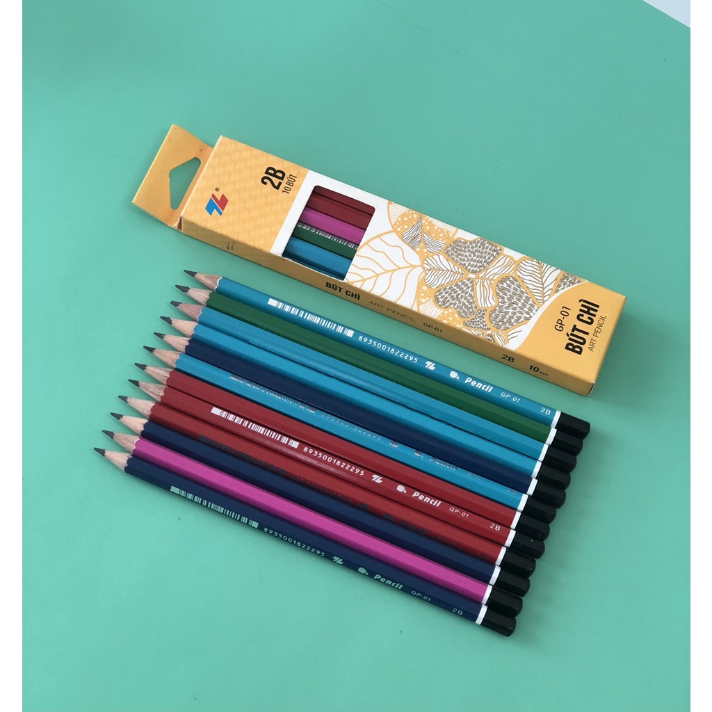 Bút chì 2B Thiên Long các màu GP01 - vpp Quế Anh