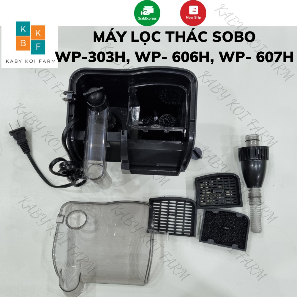 Máy lọc thác hồ cá Sobo WP-303H, WP-606H, WP-607H - bộ lọc treo dành cho bể cá