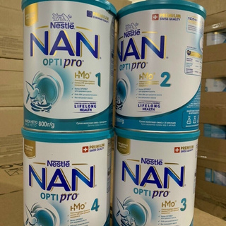 Sữa Nan Nga đủ số 1,2,3,4 800g mẫu mới date 2023